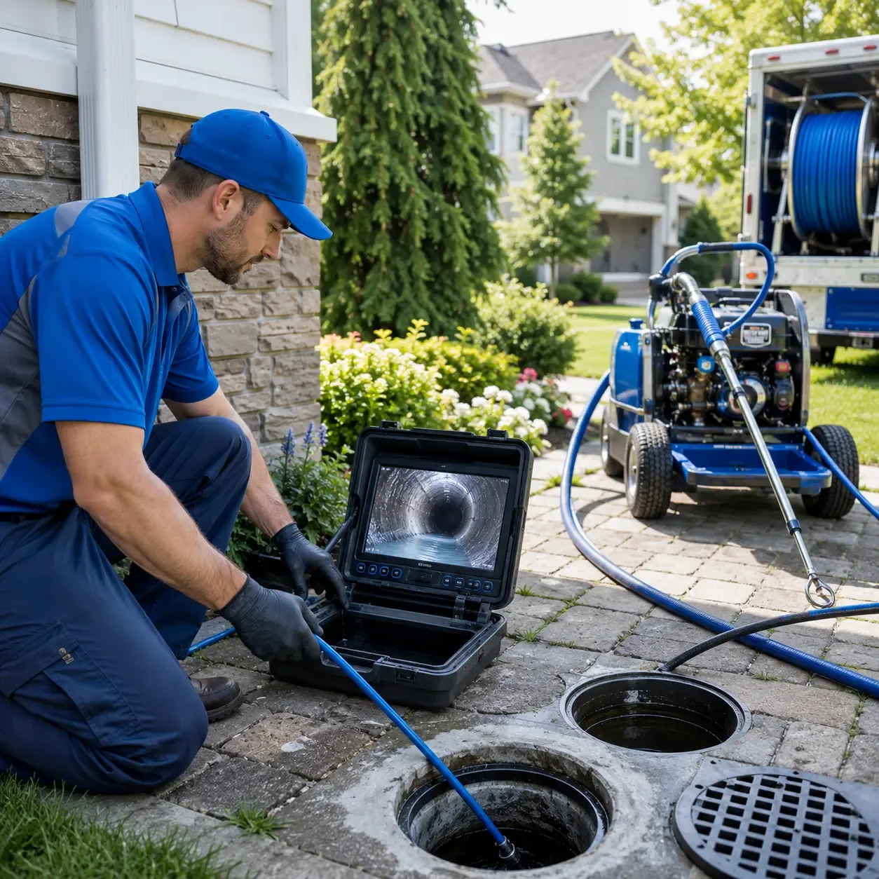 Outdoor drain cleaning professionals serving North Haverhill, NH